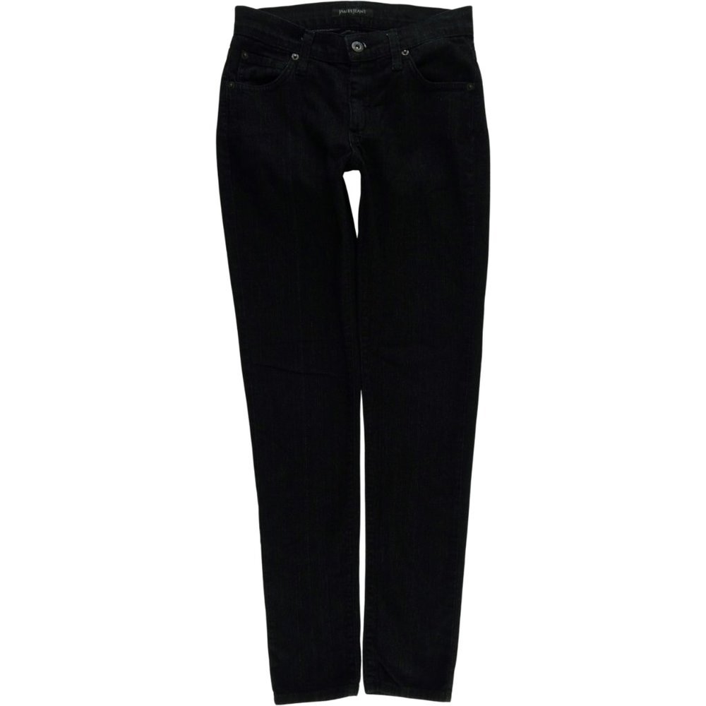 SOLD James Jeans Twiggy Black Cat Skinny Womens 25 #346 - Picture 1 of 9